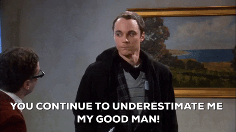 Sheldon Cooper professing 